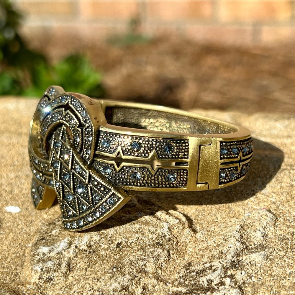 Heidi Daus Bow Ribbon Clamper Bracelet - Picture 3 of 9